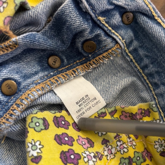 Hollister Patchwork Boho Jeans 7 Blue Boot/Flare Bohemian Hippie Denim - Picture 15 of 16